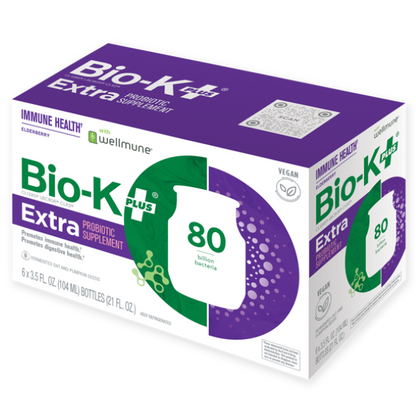 Bio-K Plus Extra Elderberry probiotic fermented soy