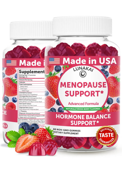 "Menopause Support Gummies Mixed Berry 60 Count