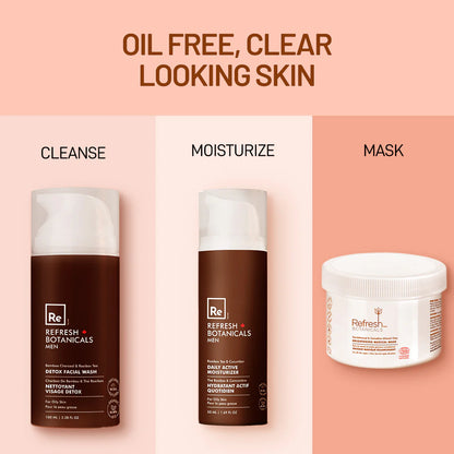 Daily Active Moisturizer - For Men, with Rooibos & Cucumber - 50  mL