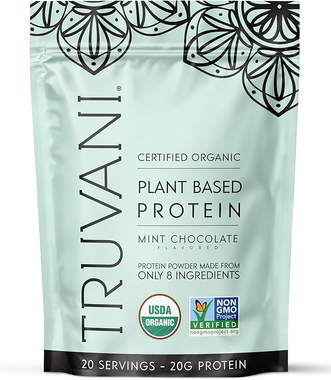 Plant Based Protein Powder - Organic, 20 Grams Per Serving