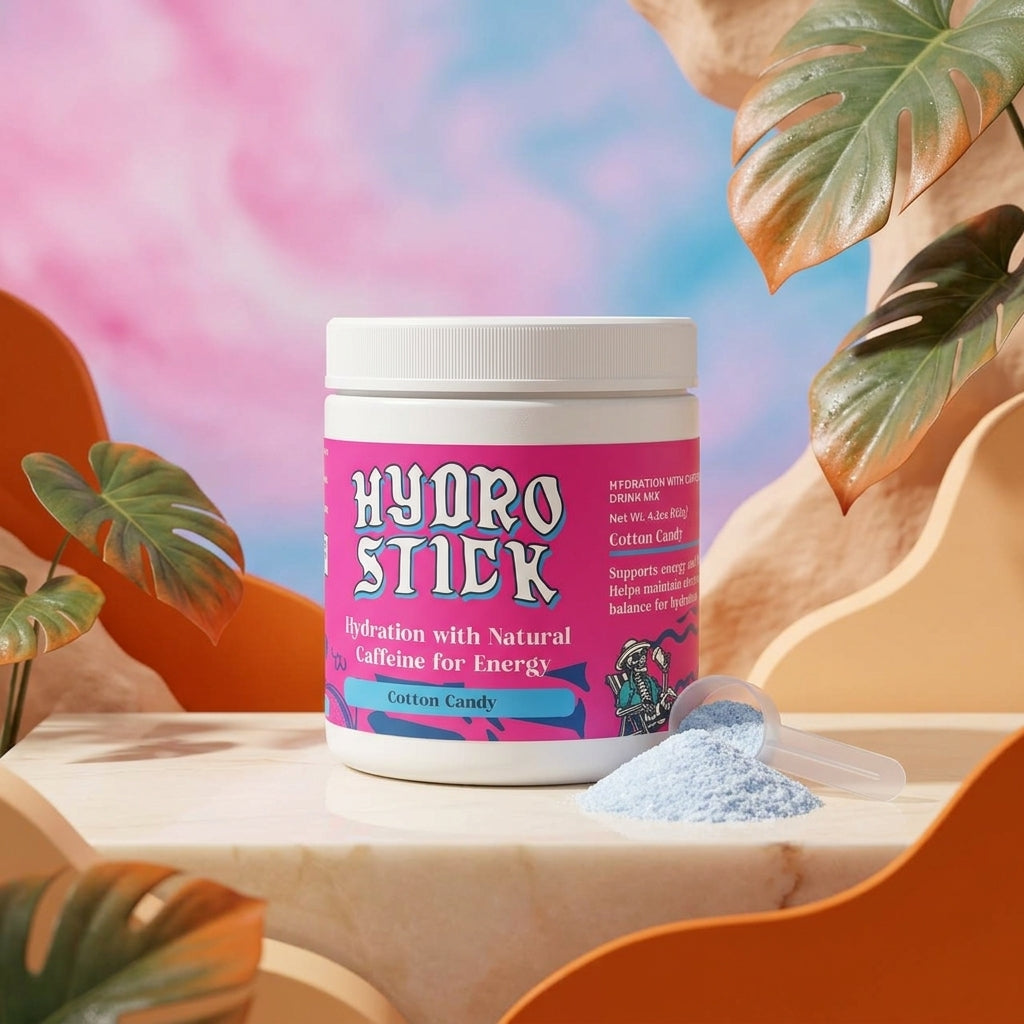 HydroStick Hydration w/ Natural Caffeine (Cotton Candy) 4.2 oz
