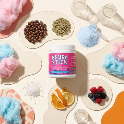 HydroStick Hydration w/ Natural Caffeine (Cotton Candy) 4.2 oz