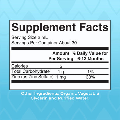 Organic Infant Liquid Zinc