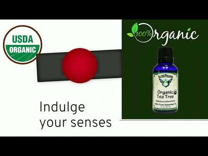 Tea Tree Essential Oil - 100% Pure, Organic - 1 Fl. Oz.