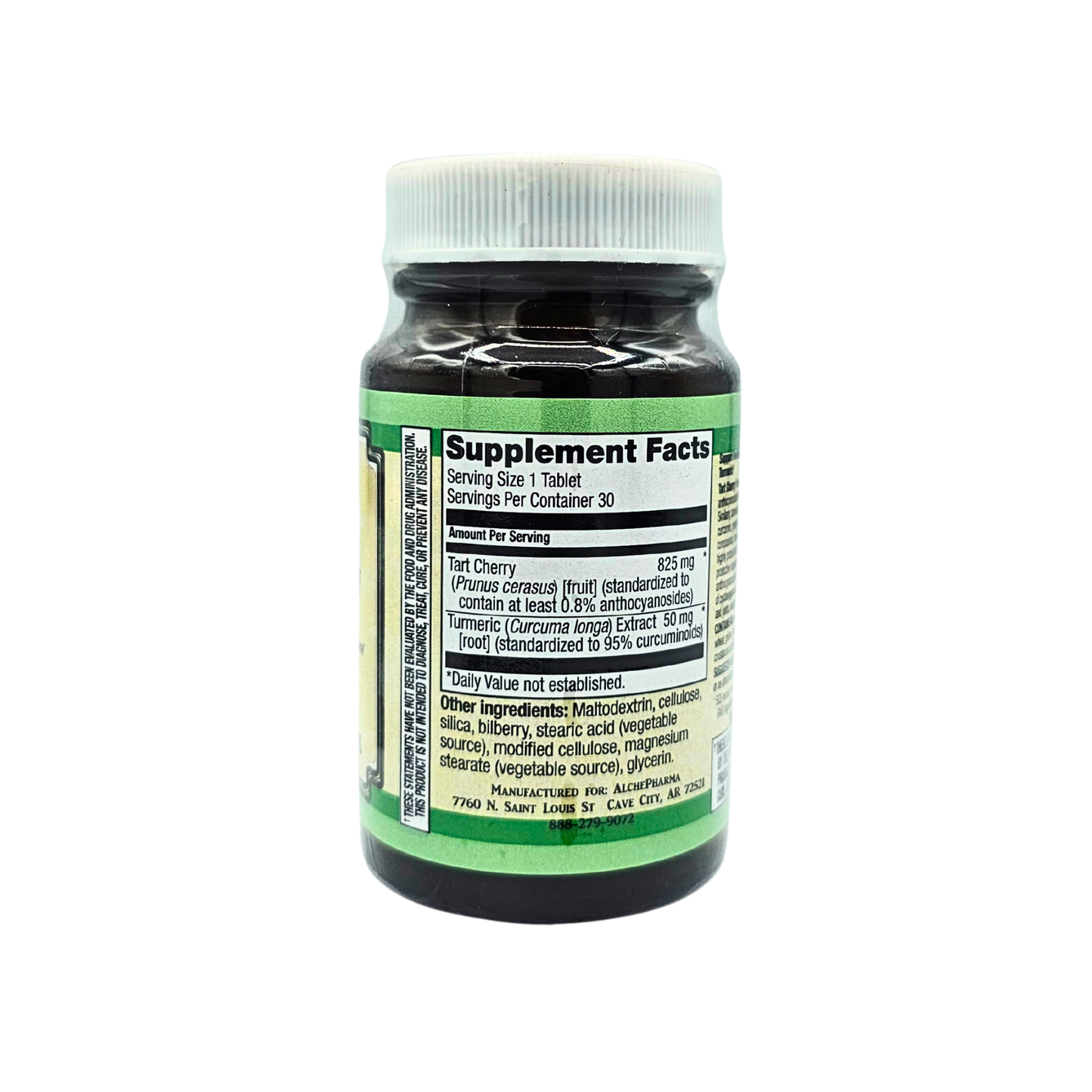 Tart Cherry Tablets - with Turmeric for Tissue and Cellular Support