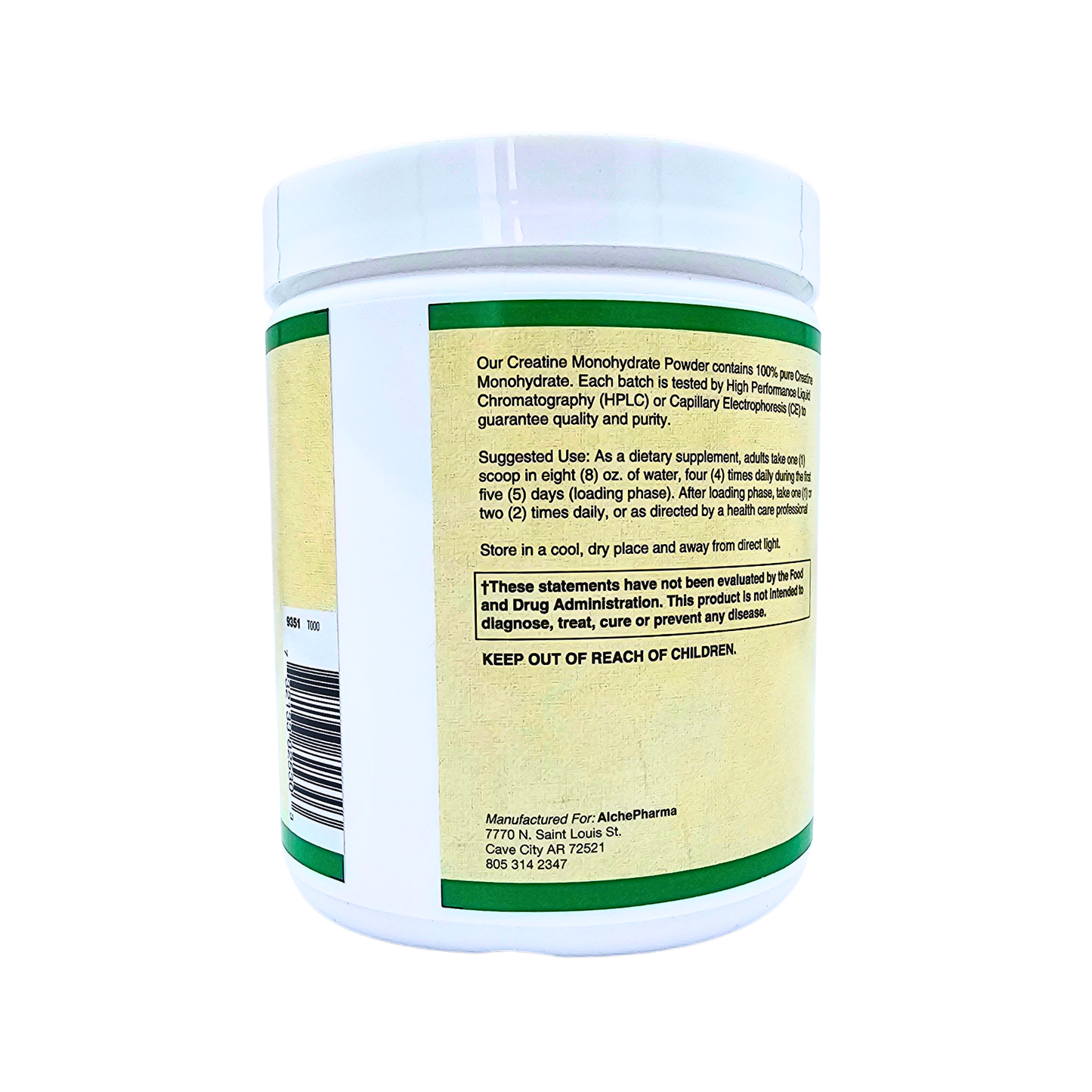 Creatine Monohydrate - Micronized, Snow Cone Flavored