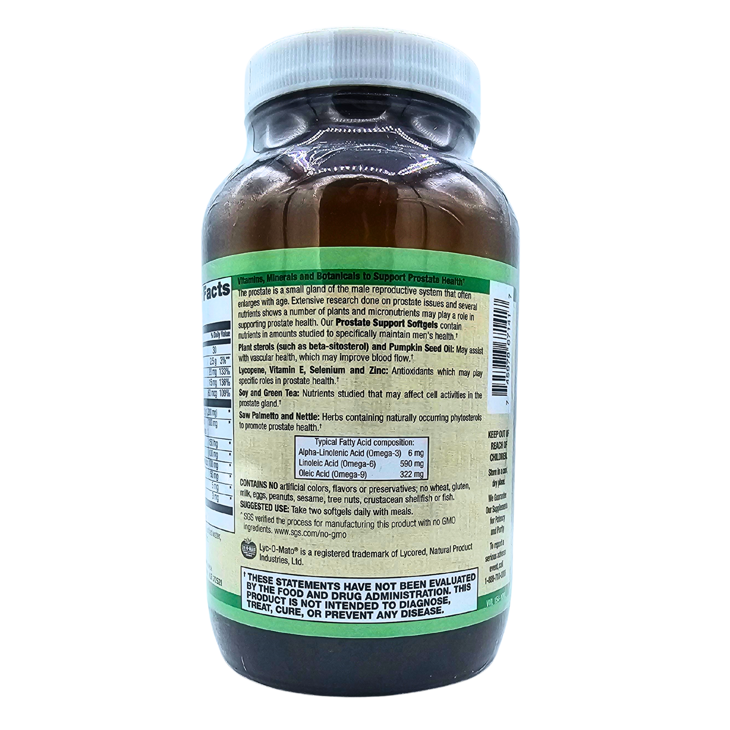 Prostate Support Softgels - With Phytosterols