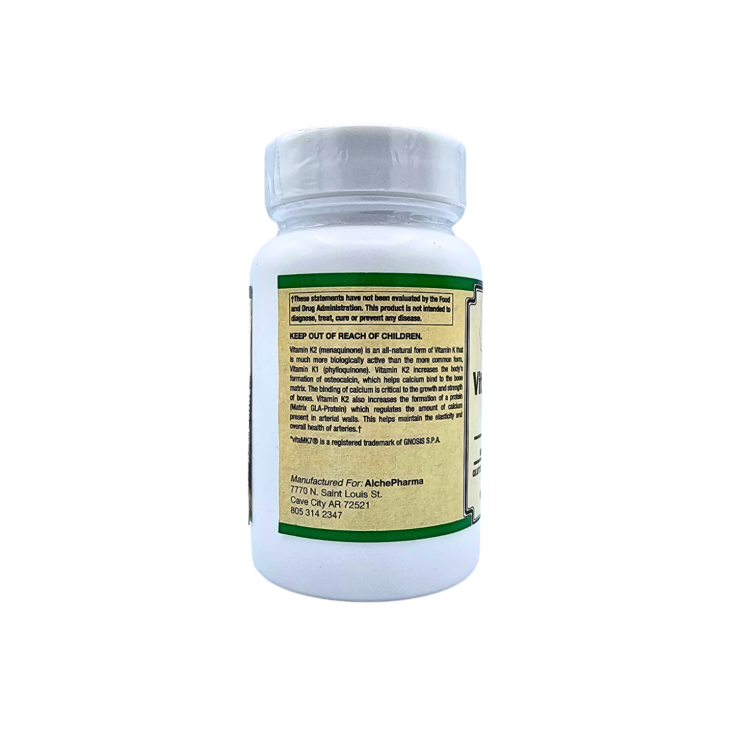 Vitamin D-3 + K2 125 mcg/100 mcg