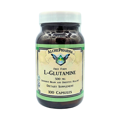 L-Glutamine 500 mg, Free Form Capsules