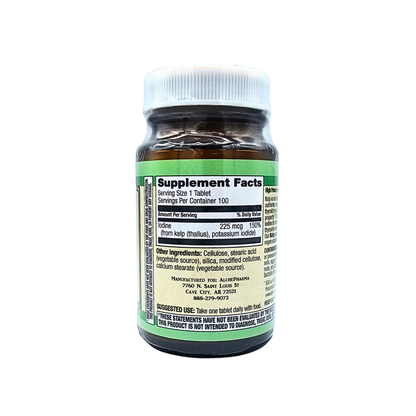 Kelp with Iodine 100 Veg Tabs
