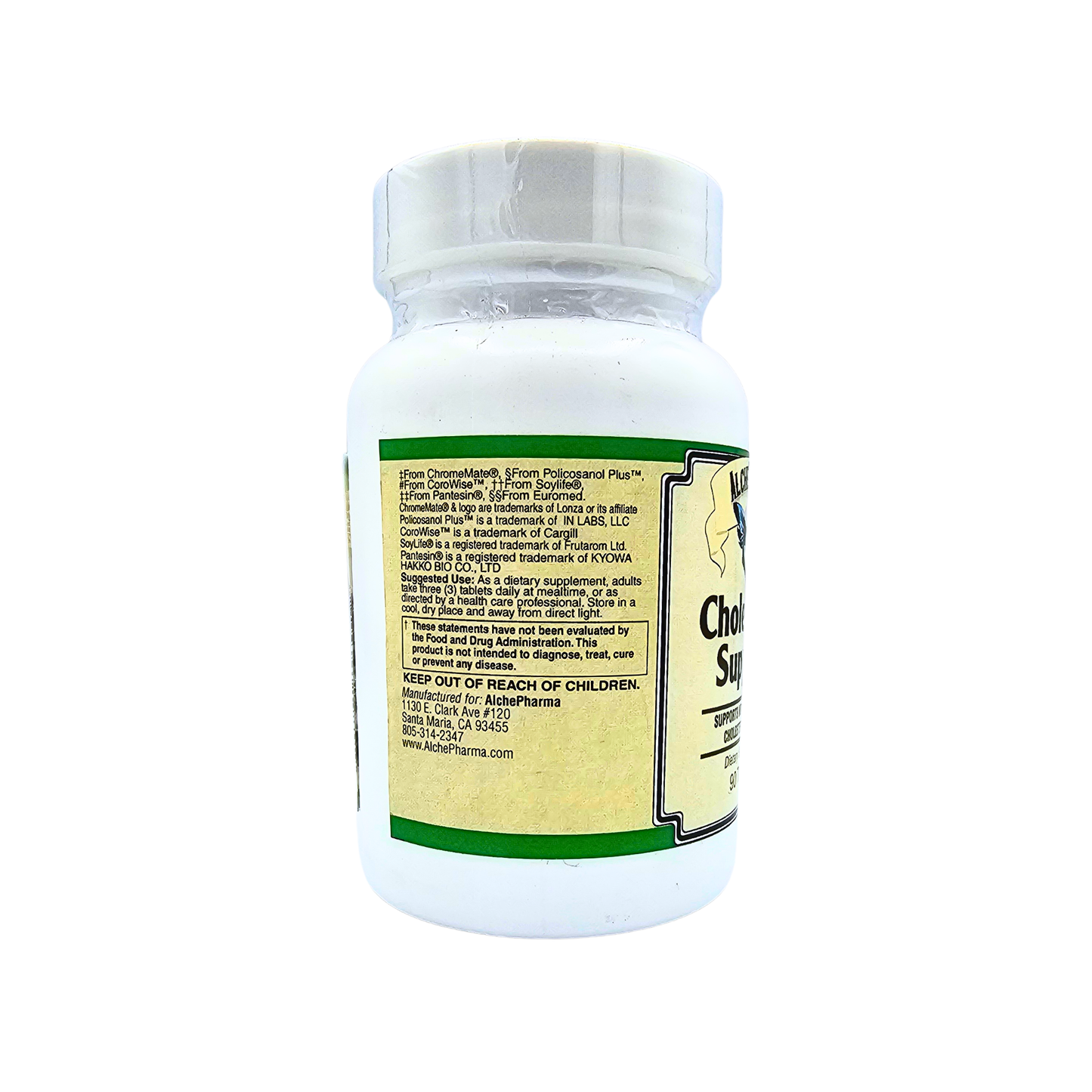 Cholesterol Support Tablets - AlchePharma