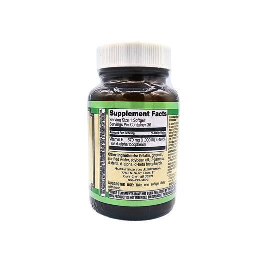 Vitamin E - 1,000 IU Natural Plus Mixed Tocopherols