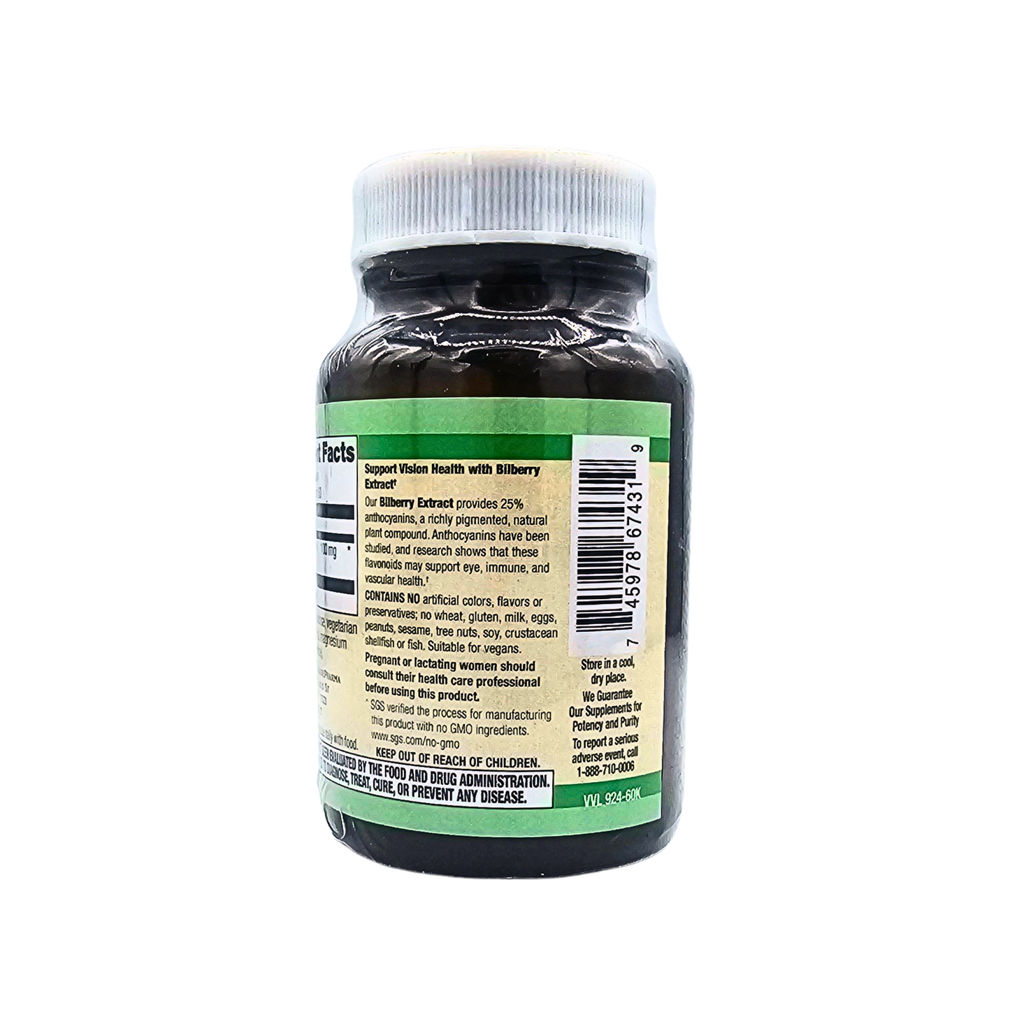 Bilberry Extract 100 mg