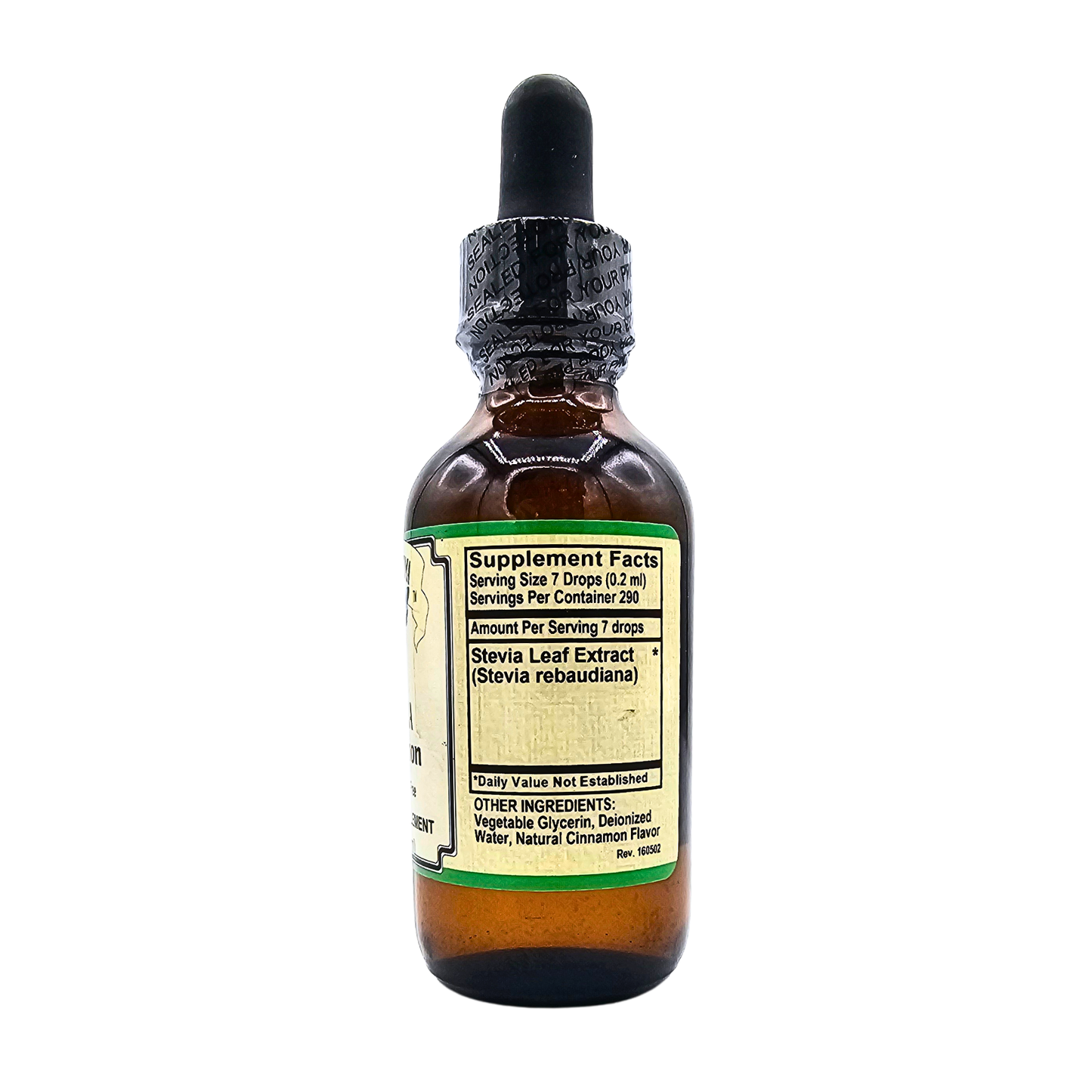 Stevia Leaf Extract, Cinnamon - 2 Fl. Oz.