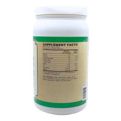 Organic Plant Based Protein Vanilla