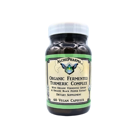 Fermented Turmeric Complex - Organic, with Ginger and Black Pepper - 60 Capsules