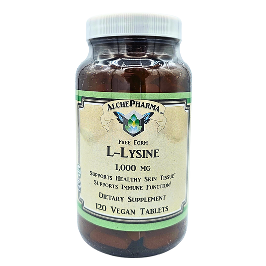 L-Lysine - 1,000 Mg, Free Form - 120 Tablets