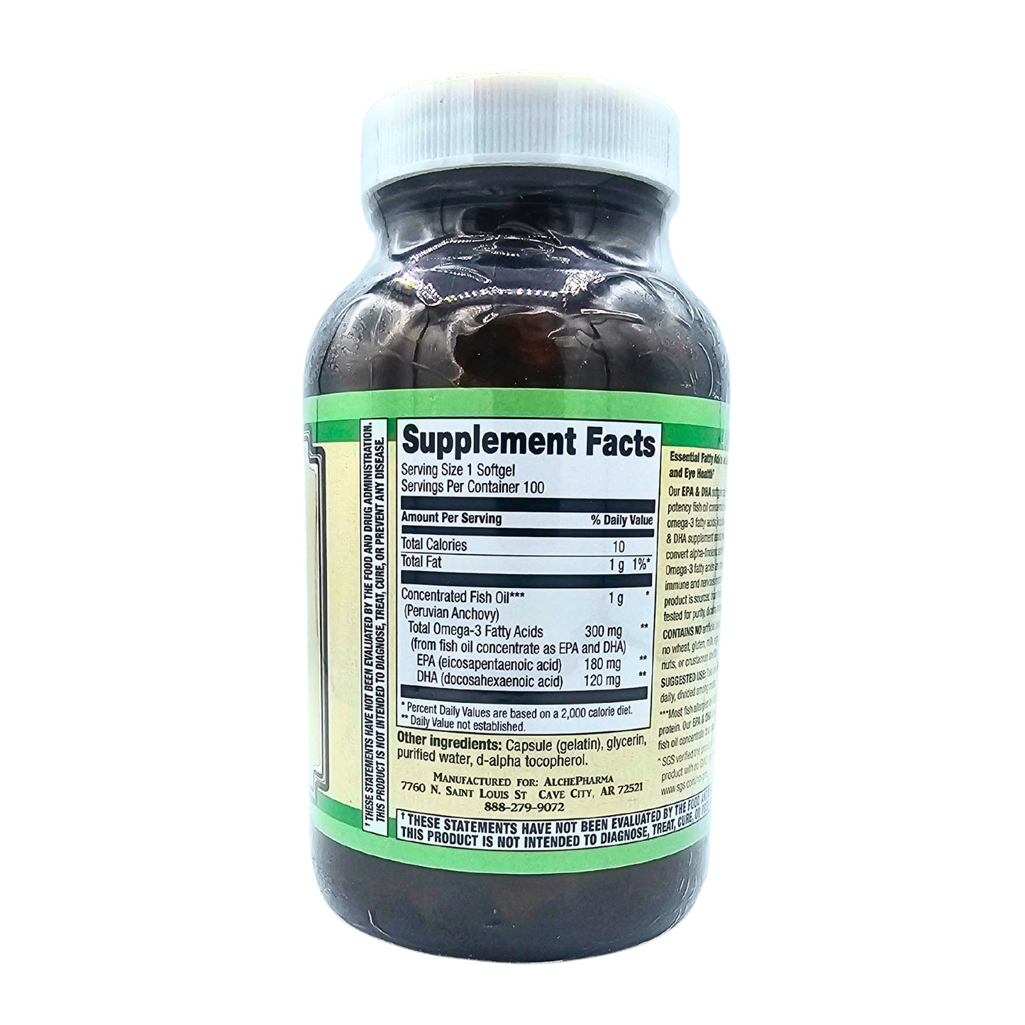 EPA & DHA Omega-3 Fatty Acids Softgels