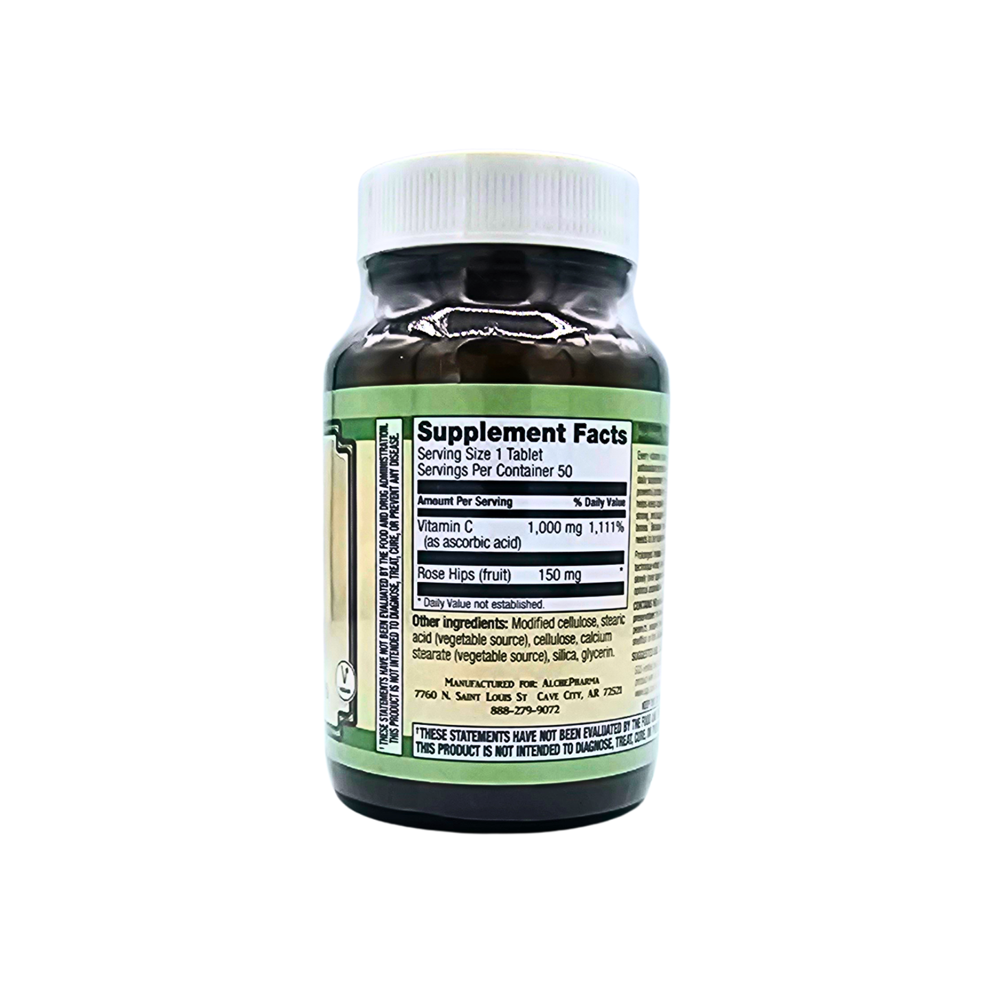 Vitamin C 1,000 mg Plus Rose Hips - Prolonged Release Tablets