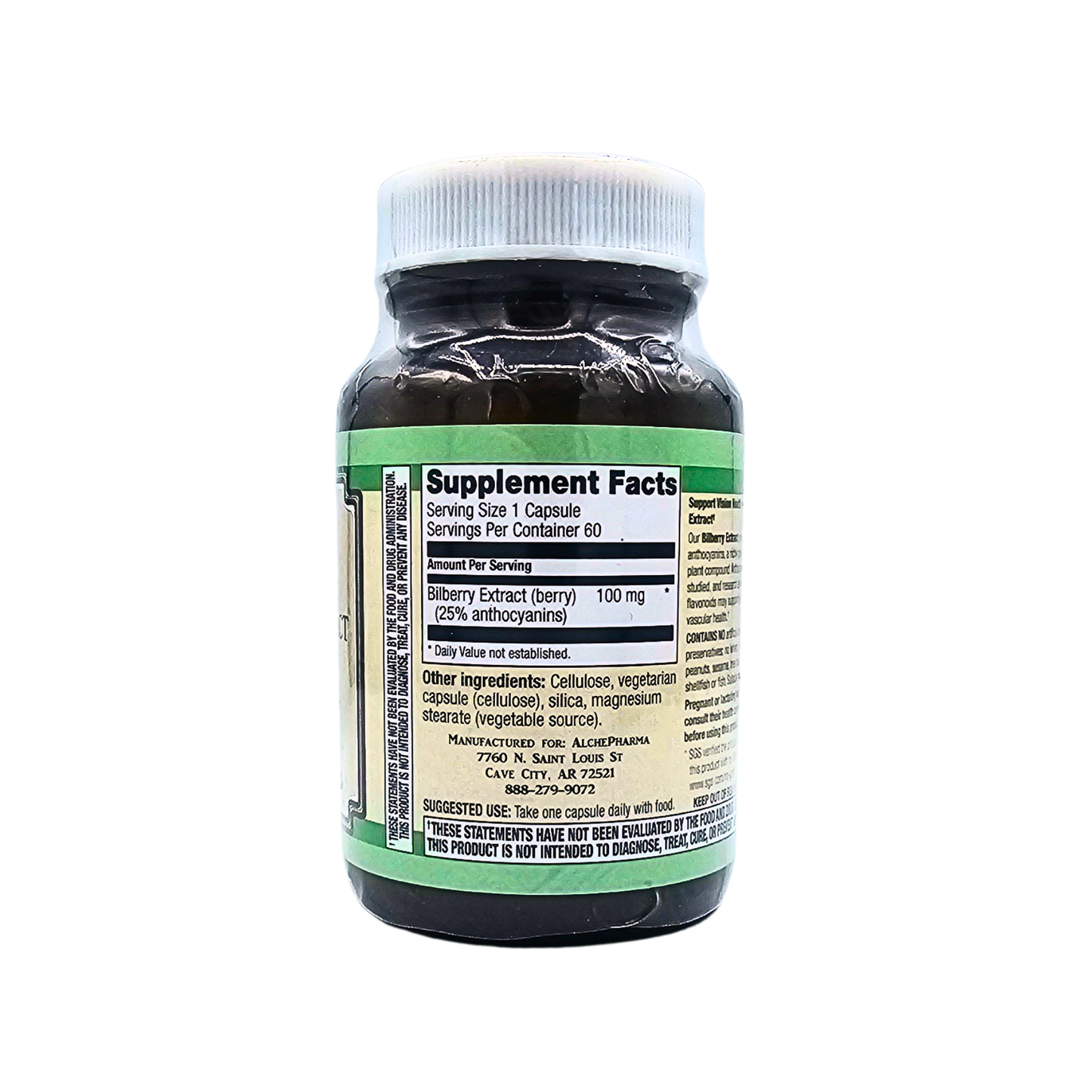 Bilberry Extract 100 mg