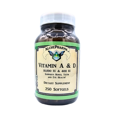 Vitamin A & D - 10,000 IU & 400 IU - 250 Softgels