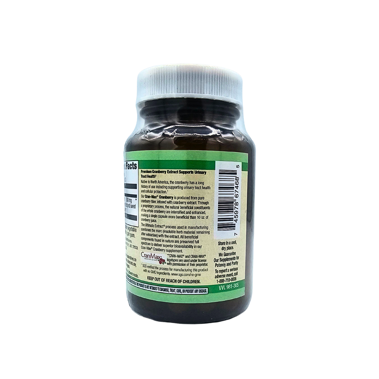 Cranberry - 500 Mg Cran-Max Capsules