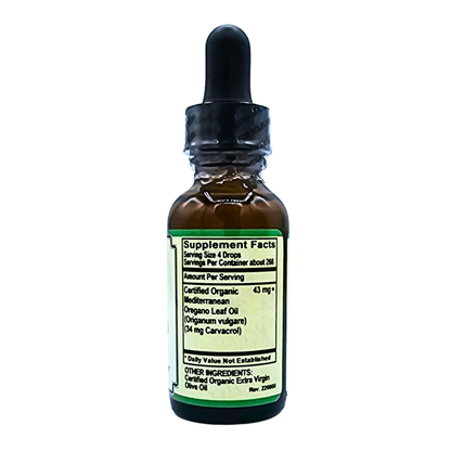 Organic Oregano Oil - 80% carvacrol