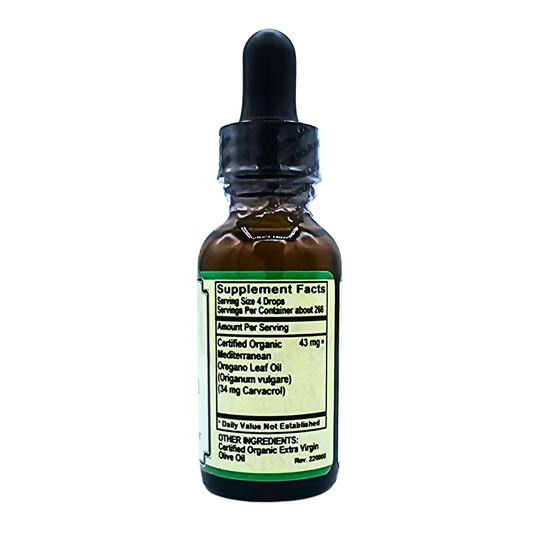 Organic Oregano Oil - 80% carvacrol