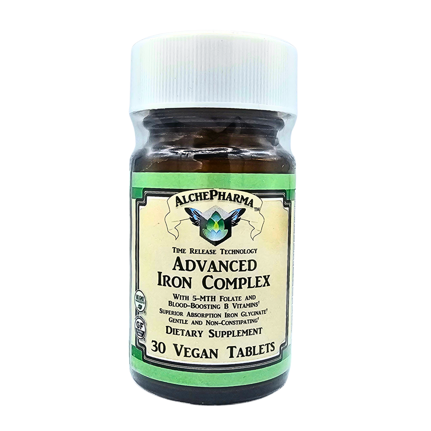 Advanced Iron Complex - with 5-MTH Folate & B Vitamins - Time Release Tablets