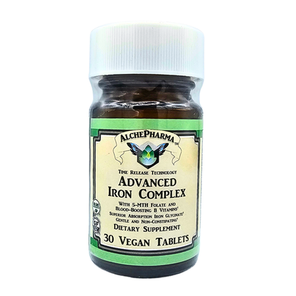 Advanced Iron Complex - with 5-MTH Folate & B Vitamins - Time Release Tablets