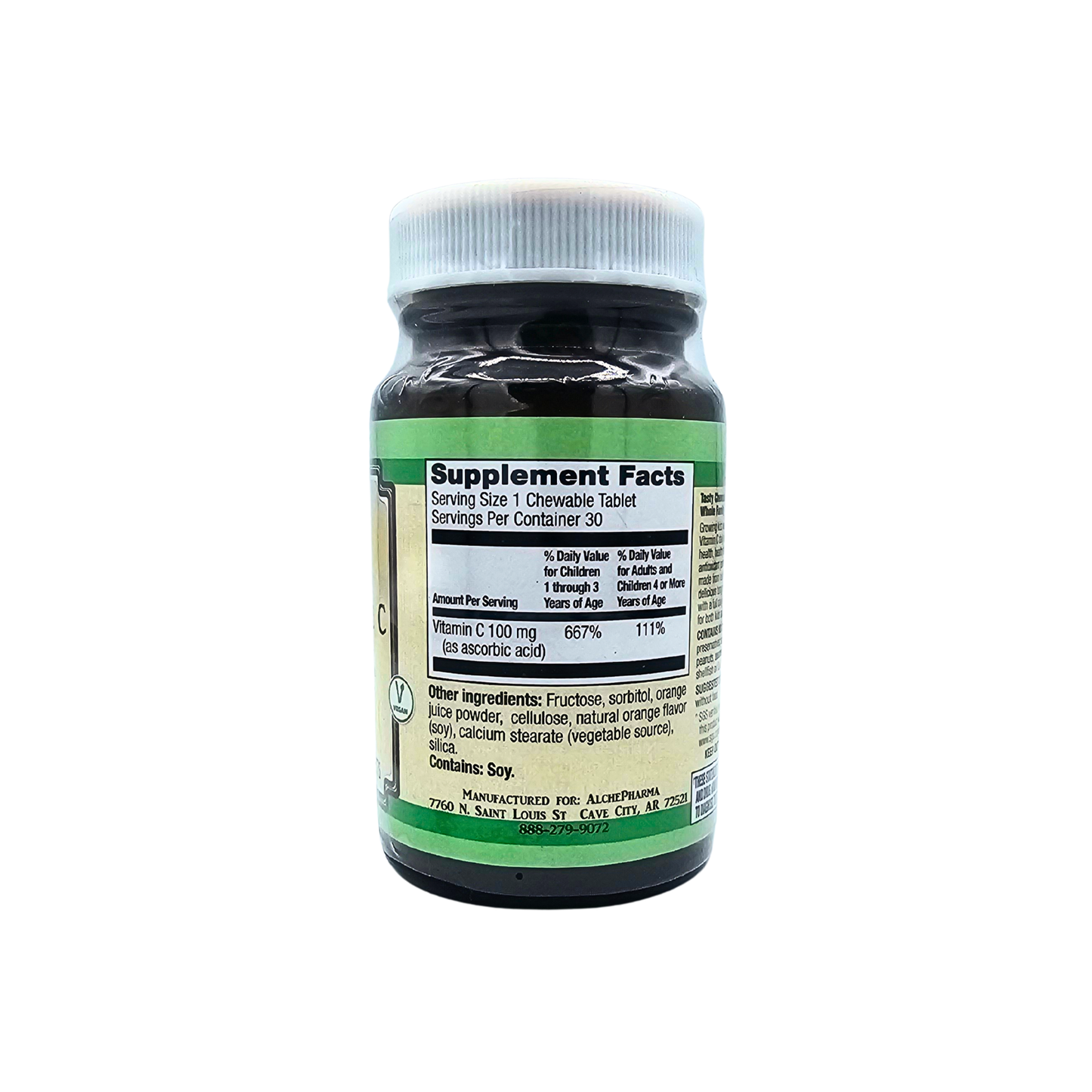 Kids Chewable C - 100 mg, Orange Flavored - 30 Chewable Tablets