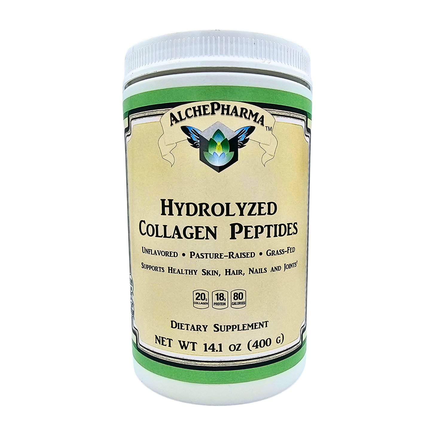 Hydrolyzed Collagen Peptides - Unflavored - 14.1 Oz.