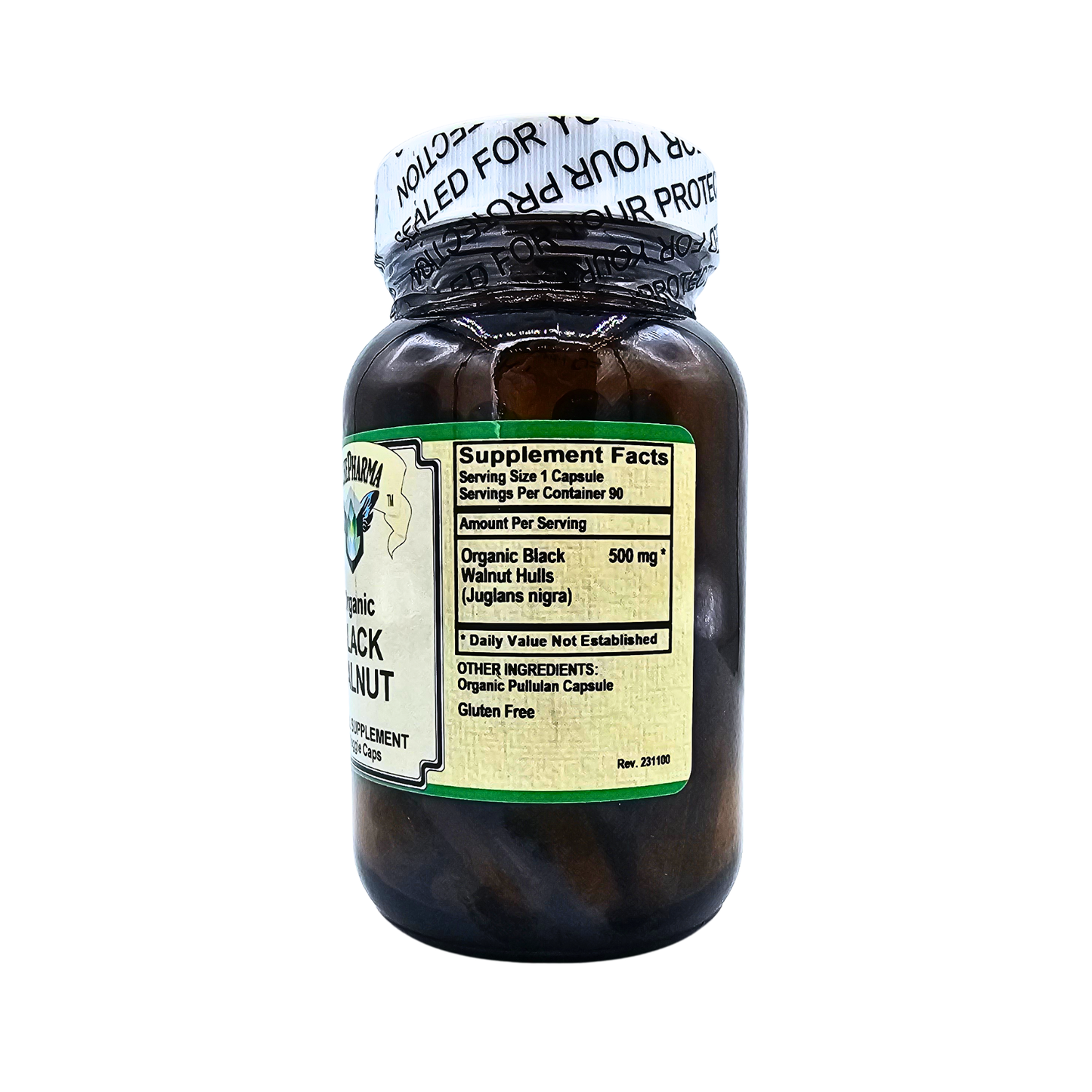 Black Walnut - Organic, 500 Mg - 90 Capsules
