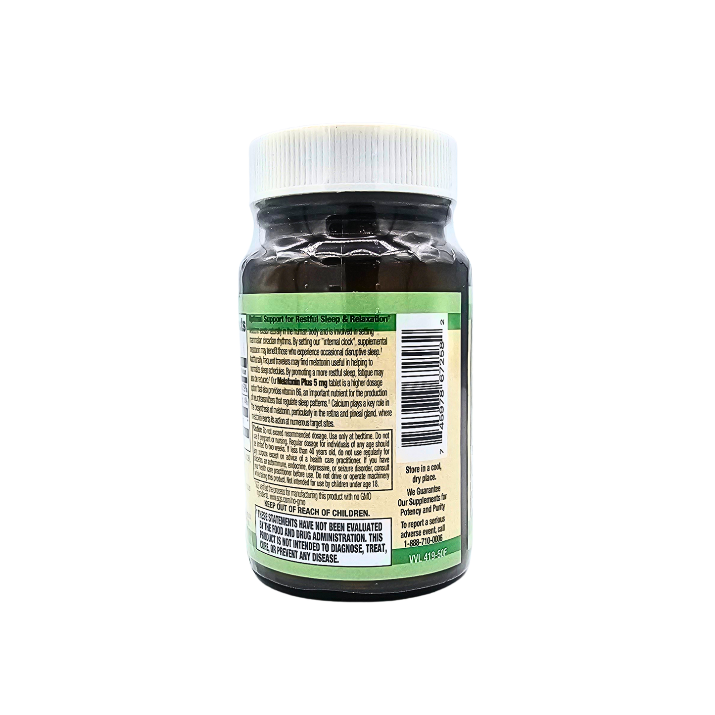 Melatonin Plus 5 mg - Fast Release - Vegan Tablets