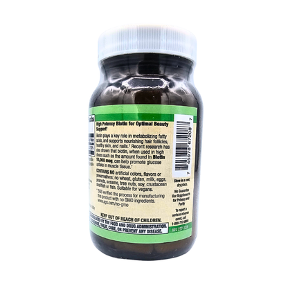 Biotin - 10,000 Mcg - 120 Capsules