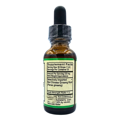 Red Chinese Ginseng - 333 mg. - 1 Fl. Oz.