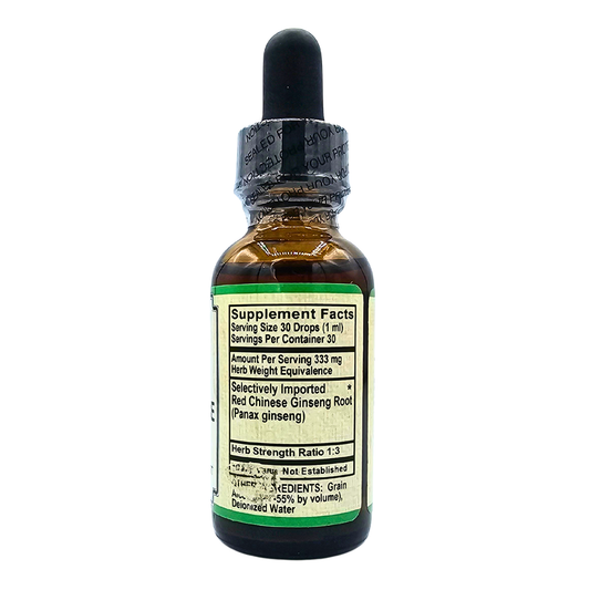 Red Chinese Ginseng - 333 mg. - 1 Fl. Oz.