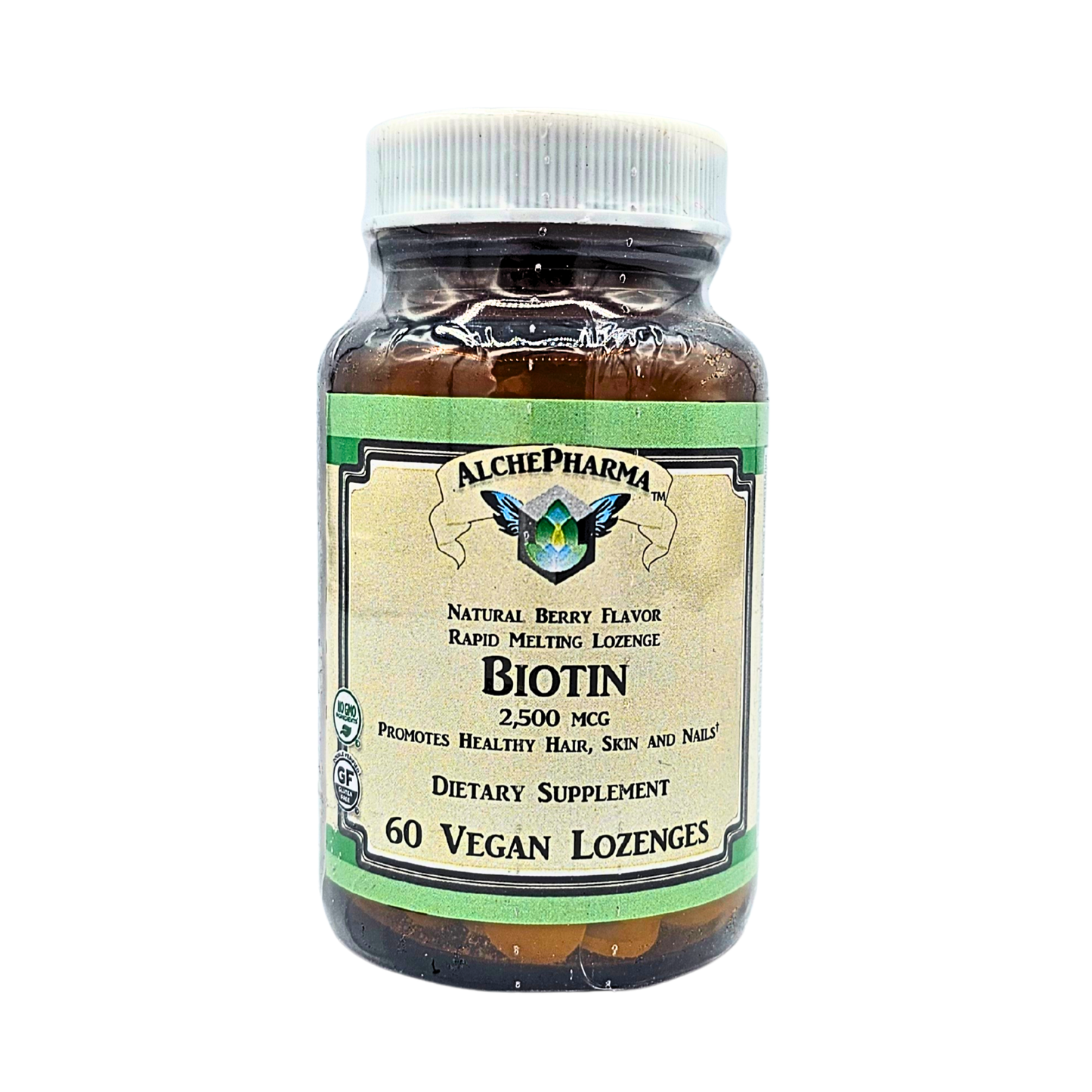Biotin - 2,500 mcg, Rapid Melting, Berry Flavored - 60 Lozenges