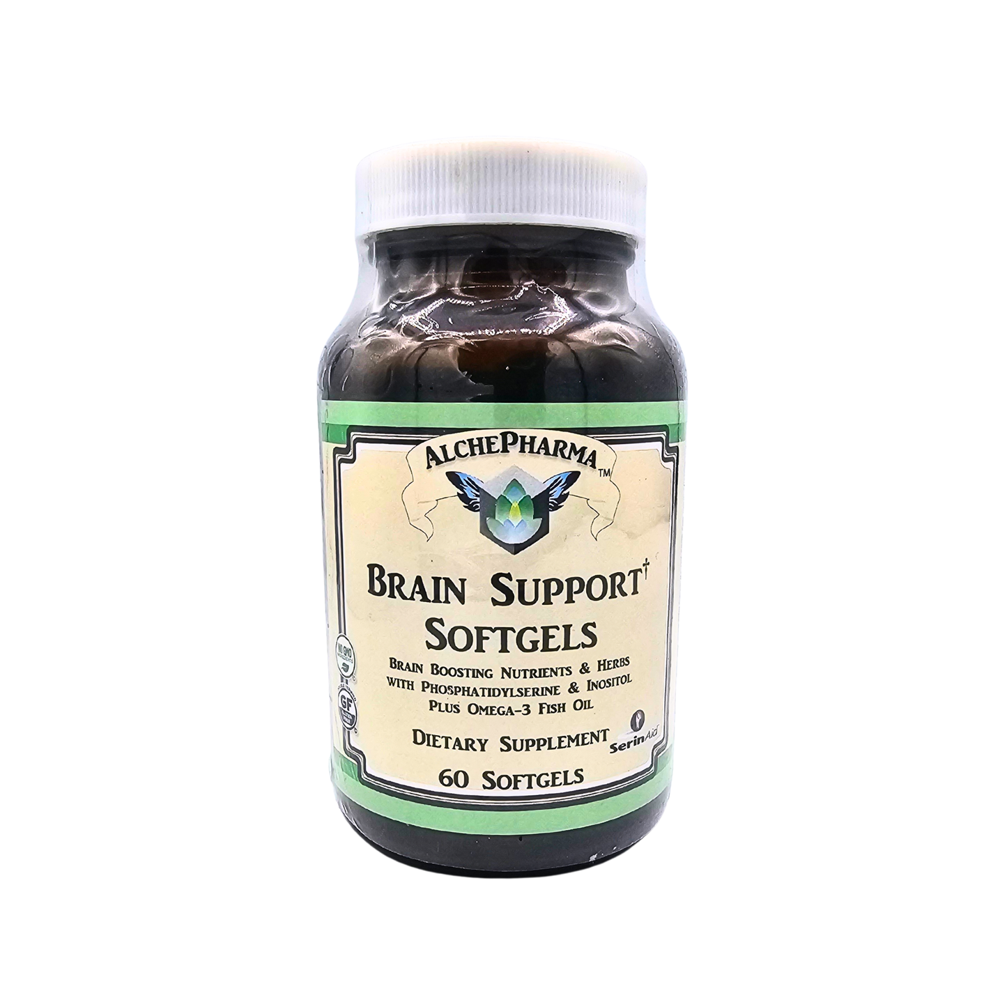 Brain Support Softgels - with SerinAid - 60 Softgels