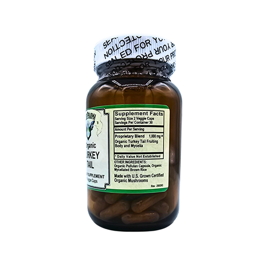 Turkey Tail - Organic 500 mg - 60 Capsules