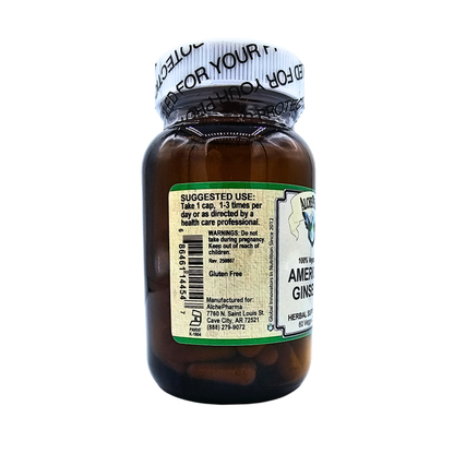 American Ginseng - 400 Mg - 60 Capsules
