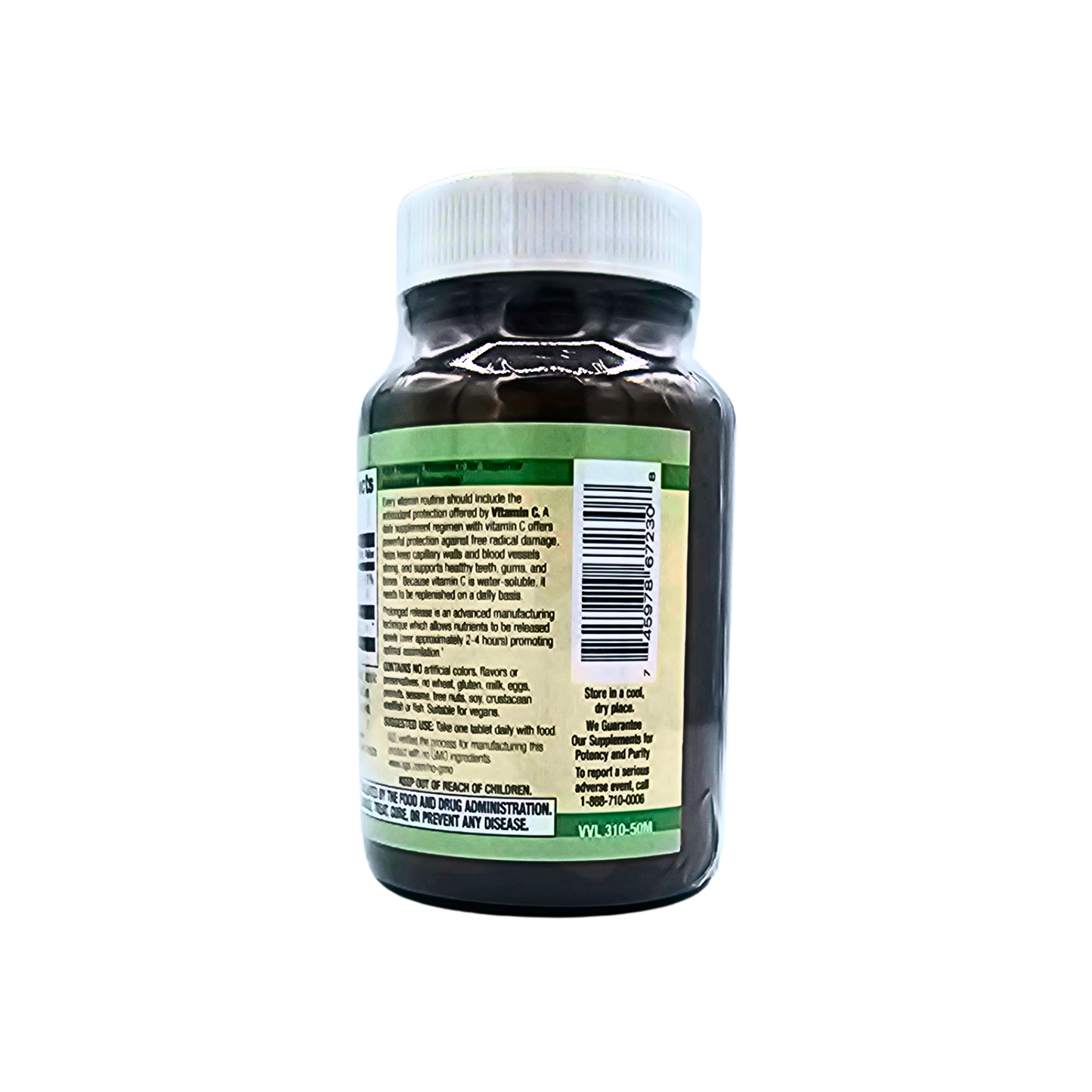 Vitamin C 1,000 mg Plus Rose Hips - Prolonged Release Tablets