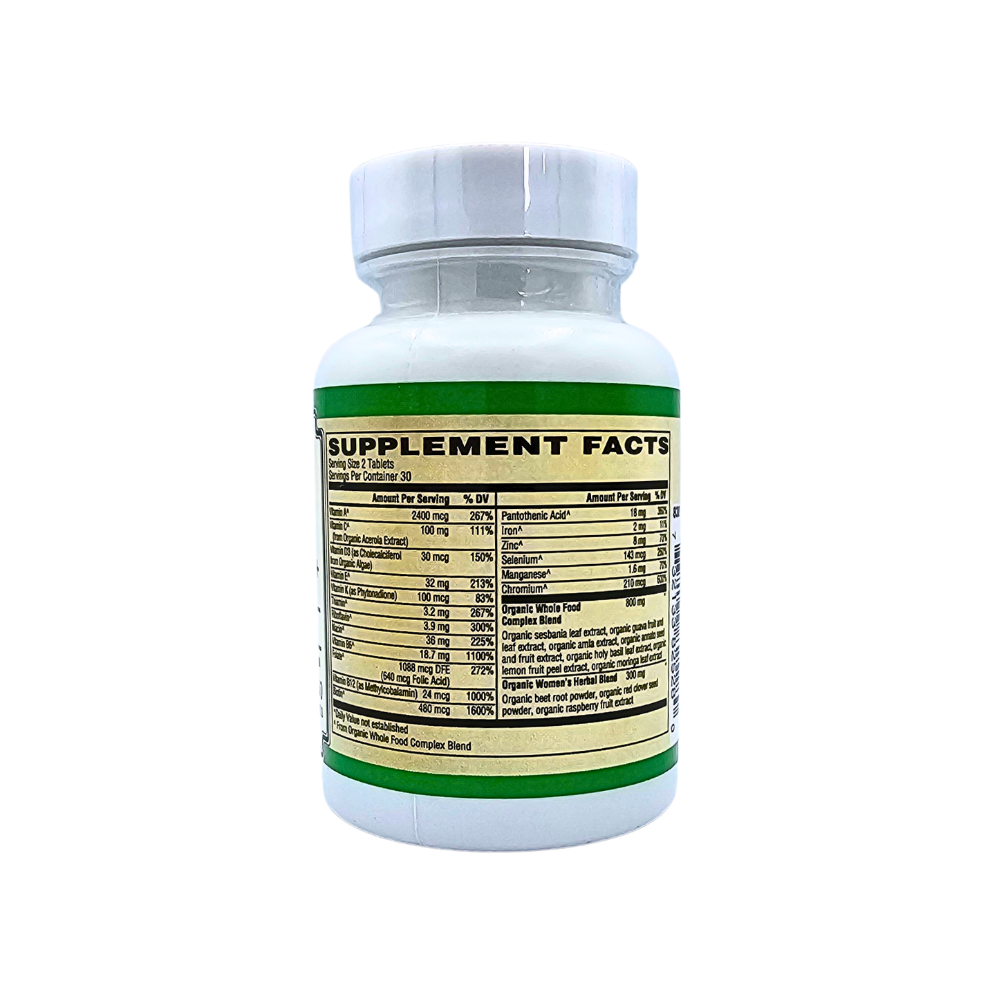 Women's Multi 40+ - Organic Whole Food Nutrition
