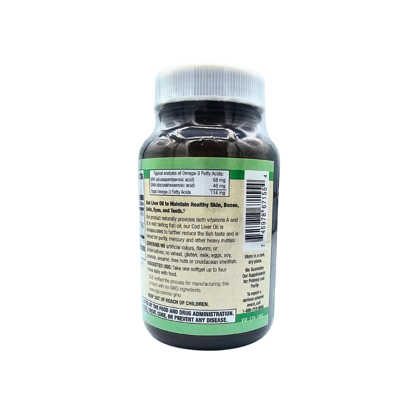 Cod Liver Oil - Norwegian Softgels