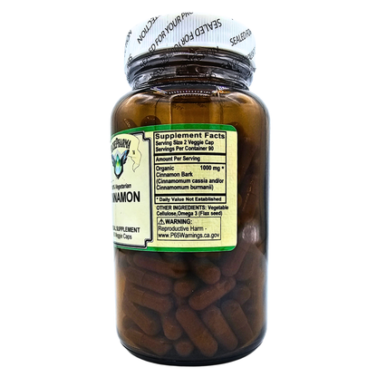 Cinnamon - 500 mg Capsules