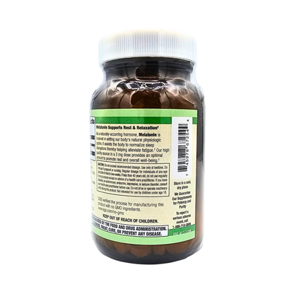 Melatonin 3 mg Vegan Tablets