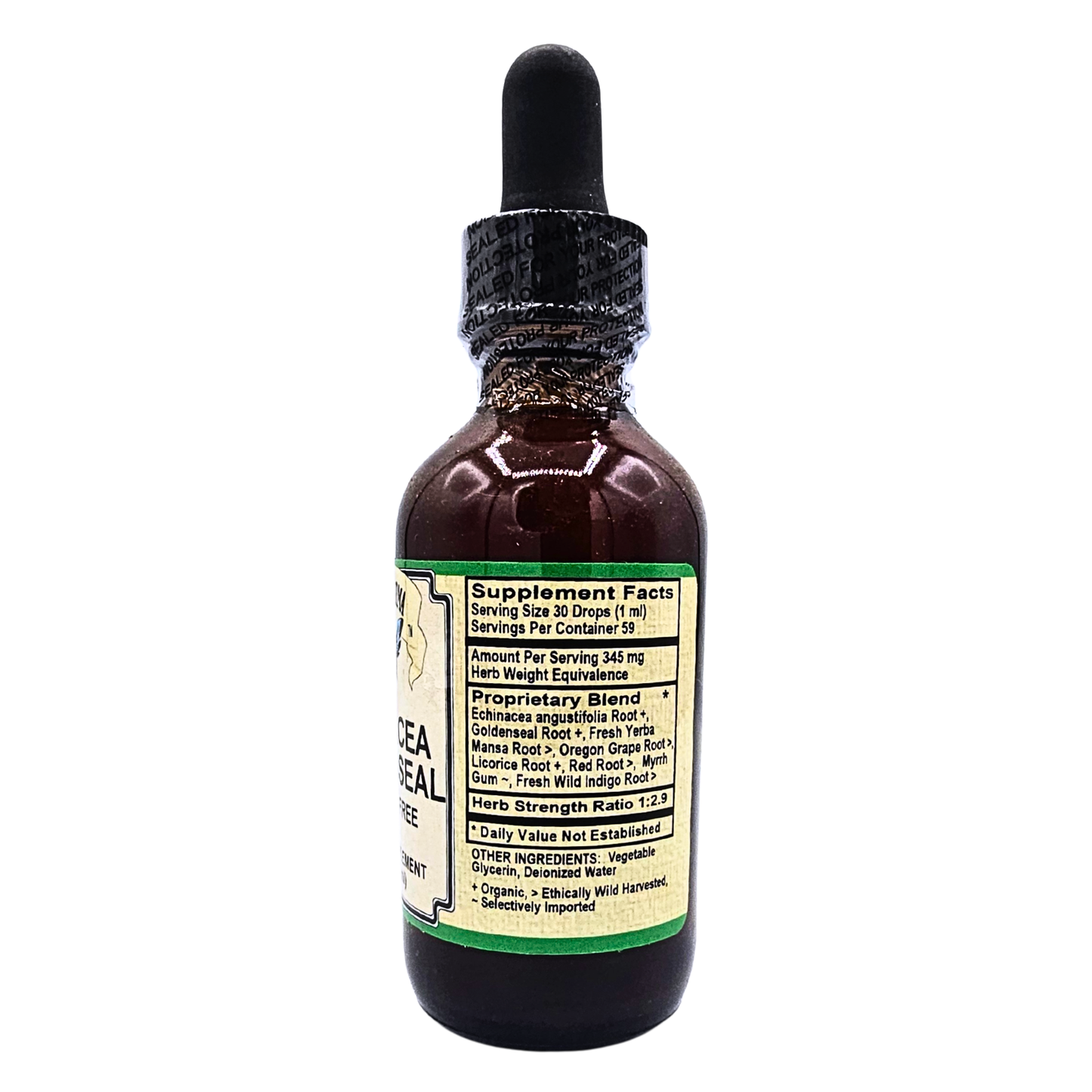Echinacea Goldenseal - Alcohol-Free Herbal Blend Tincture
