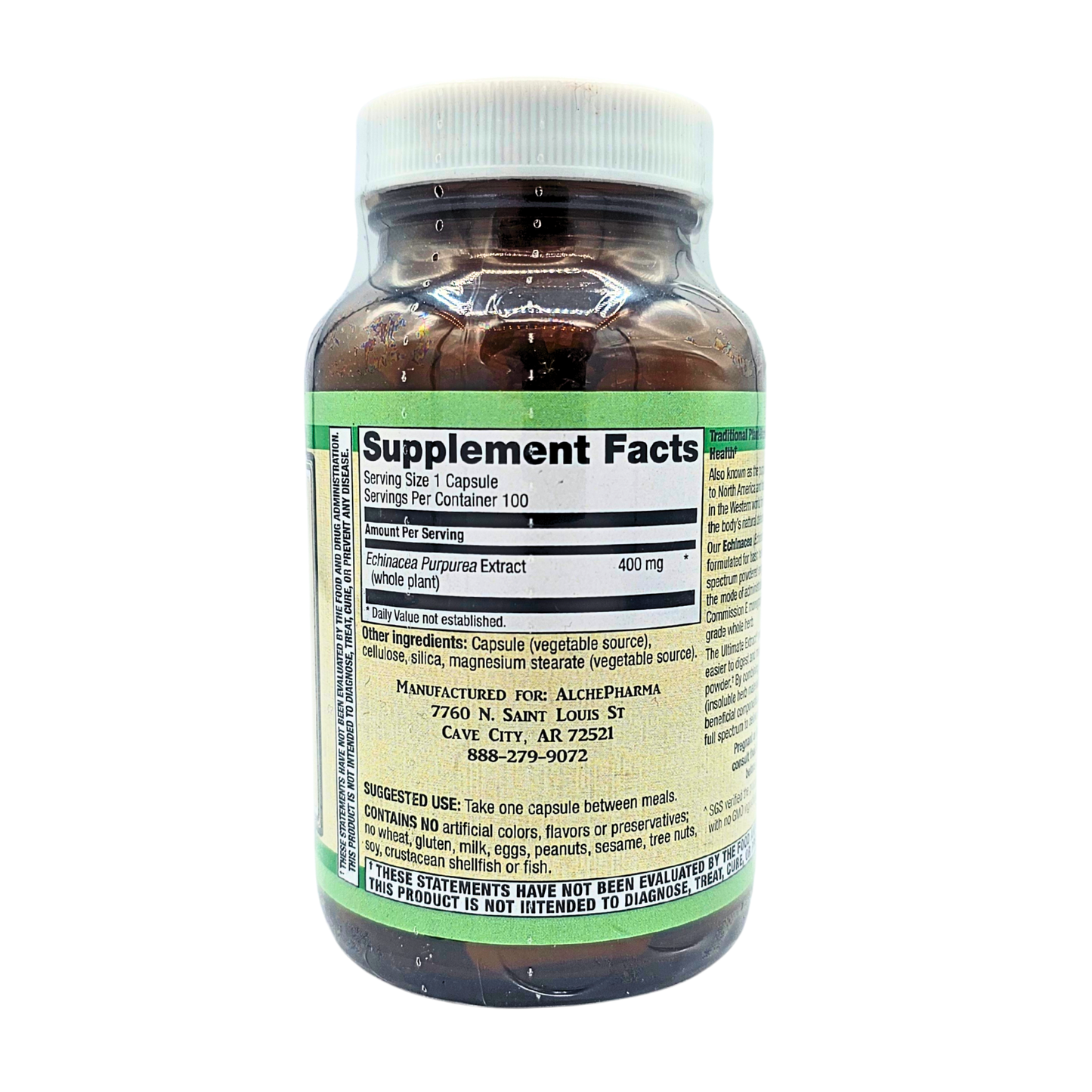 Echinacea - 400 mg, Ultimate Extract Capsules