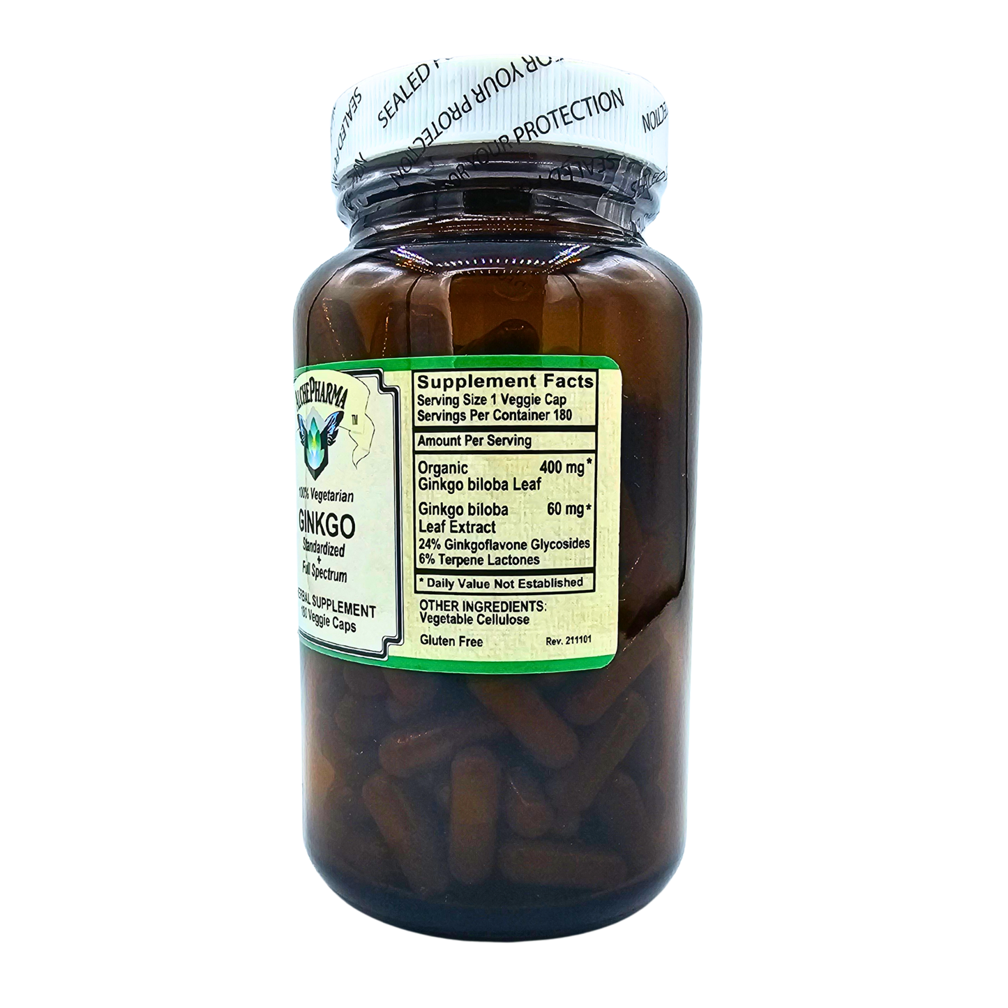 Ginkgo Biloba - Standardized + Full Spectrum Capsules