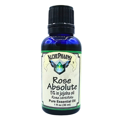 Rose Absolute - 5% Essential Oil in Jojoba Oil - 1 Fl. Oz.